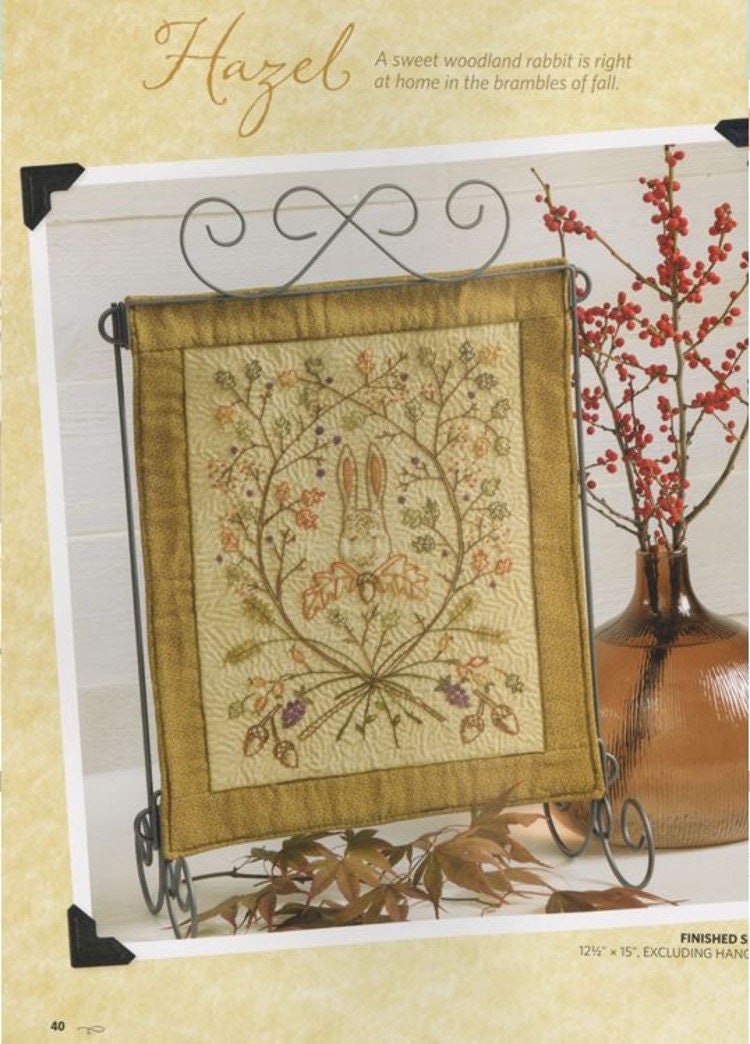 Stitches from the Harvest *Hand Embroidery Inspired by Autumn - Softcover Project Book* By: Kathy Schmitz