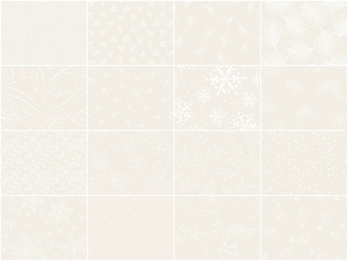 Solitaire Whites - Ultra White *Jelly Roll - 40 Pieces* By: Maywood Studios