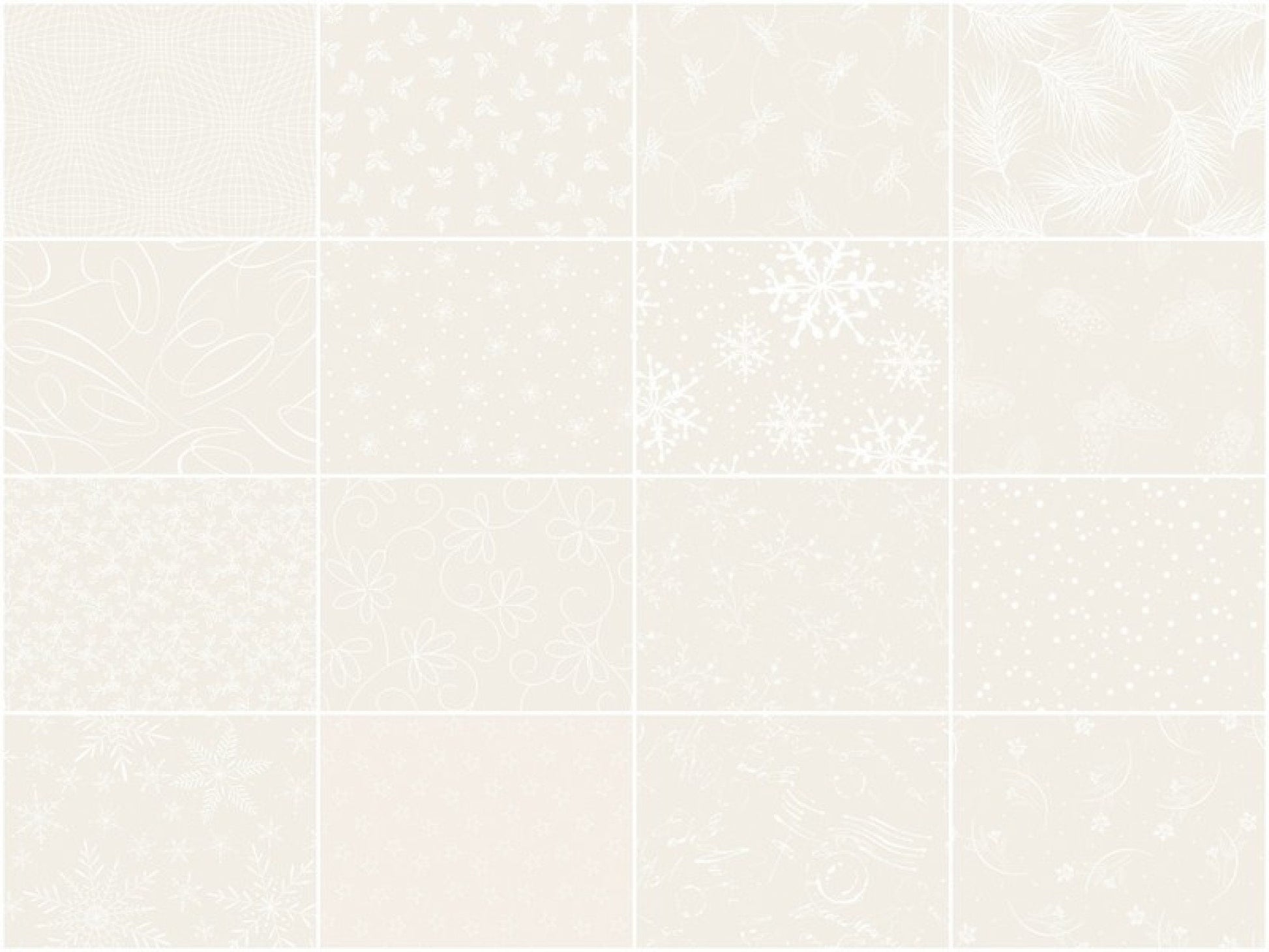 Solitaire Whites - Ultra White *Jelly Roll - 40 Pieces* By: Maywood Studios