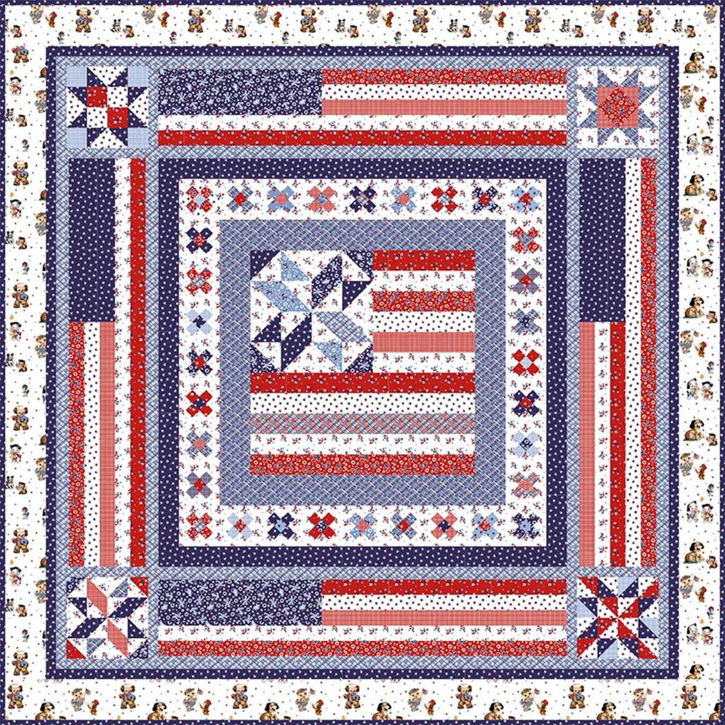 Land That I Love *Patriotic Quilt Pattern* By: Amy Smart - Diary of a Quilter