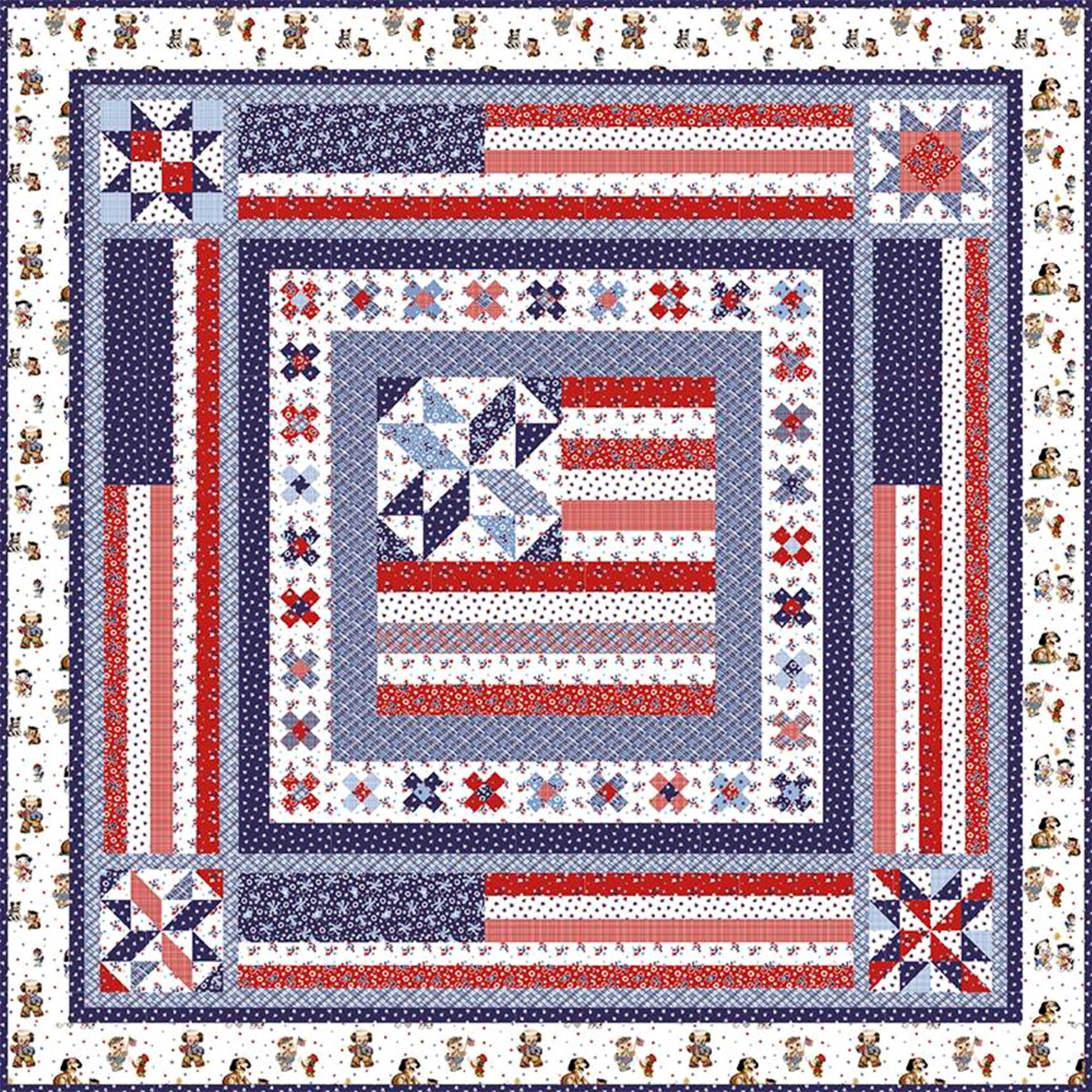 Land That I Love *Patriotic Quilt Pattern* By: Amy Smart - Diary of a Quilter
