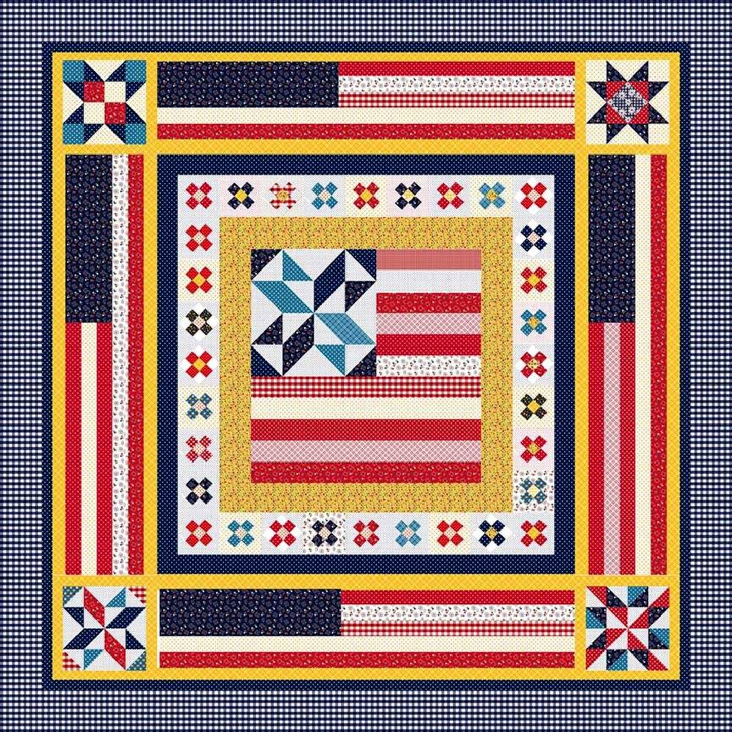 Land That I Love *Patriotic Quilt Pattern* By: Amy Smart - Diary of a Quilter