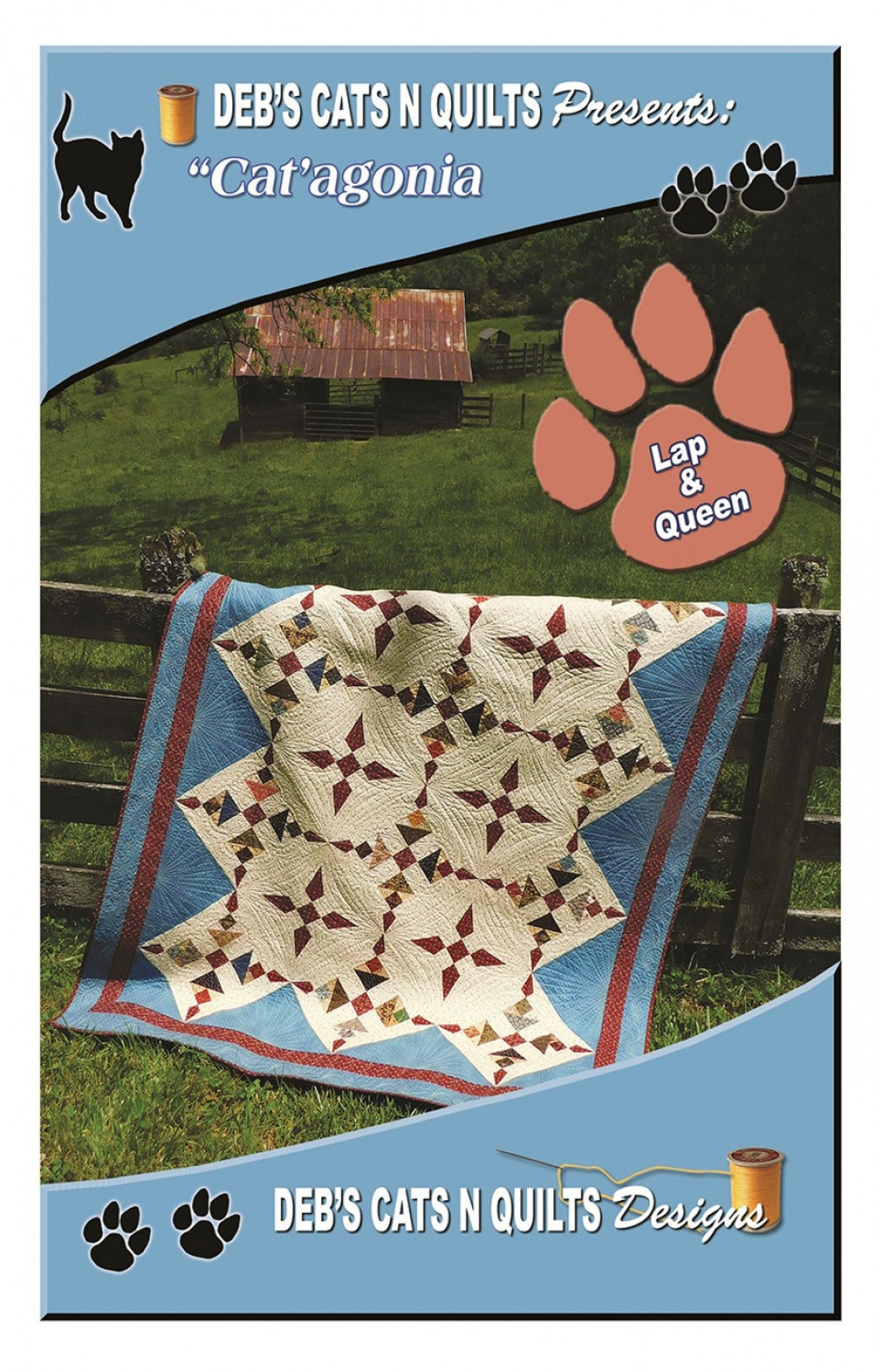 Cat'agonia *Quilt Pattern* By: Deb Heatherly - Deb's Cats N Quilts