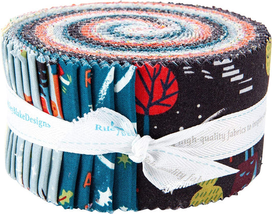 Tiny Treaters *Glow-in-the Dark* *Jelly Roll - 40 Pieces* By: Jill H Warth - Riley Blake