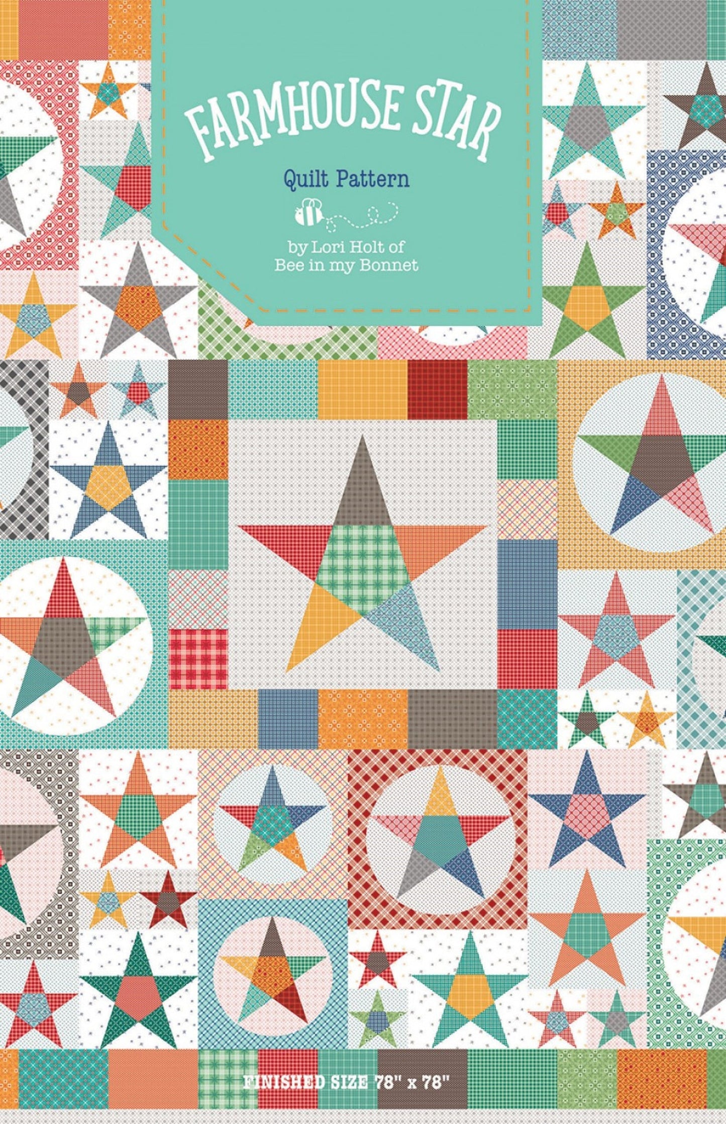 Sew Simple Shapes - Farmhouse Star Template Set *Plastic Templates* By: Lori Holt - Riley Blake Designs