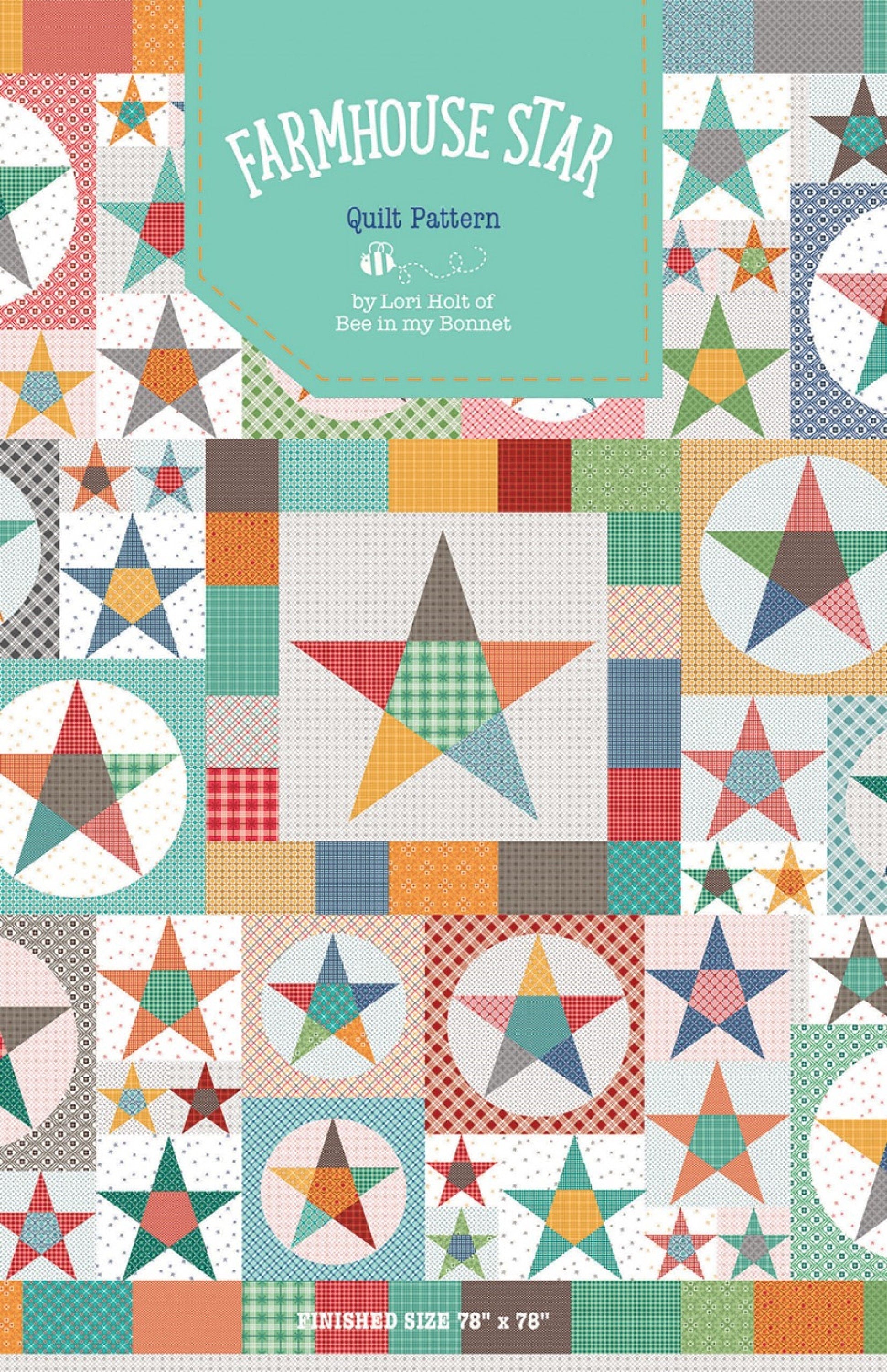 Sew Simple Shapes - Farmhouse Star Template Set *Plastic Templates* By: Lori Holt - Riley Blake Designs