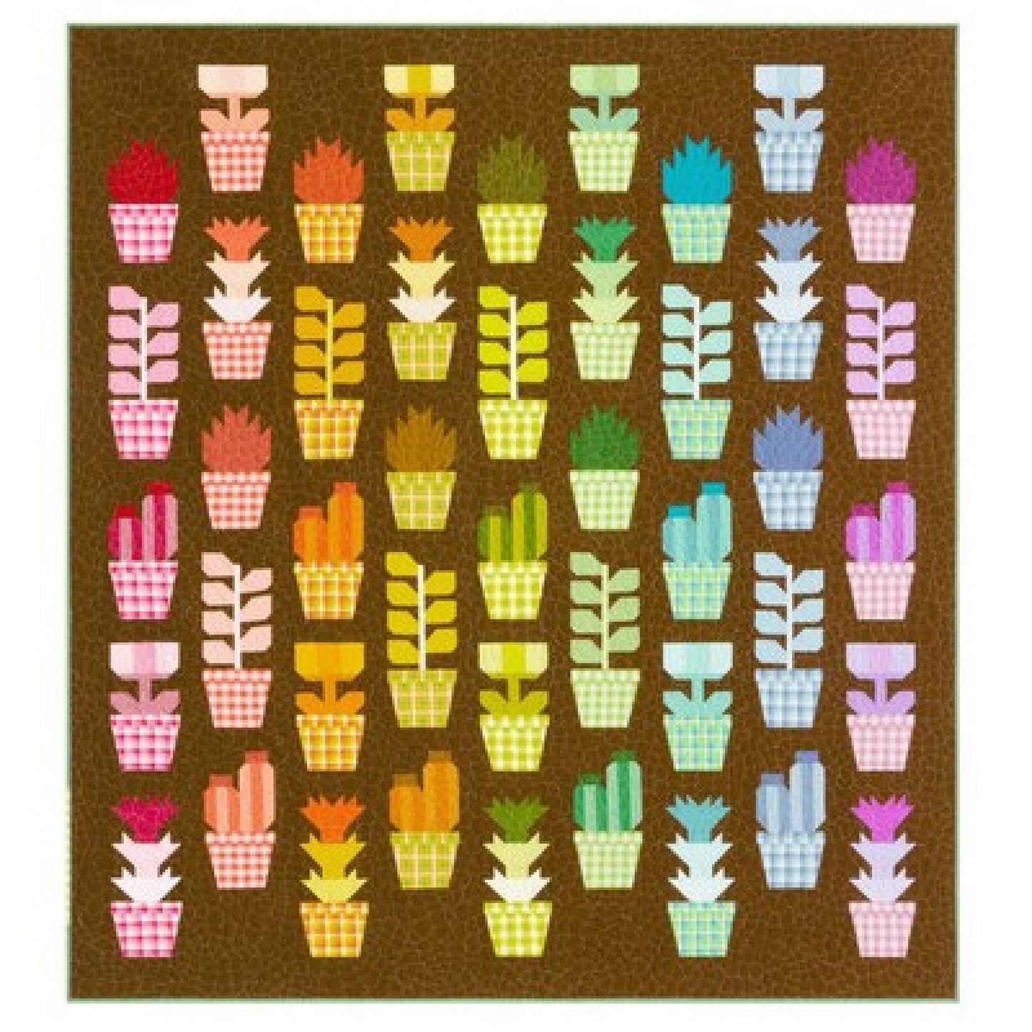 Greenhouse *Quilt Kit - Includes Original Kaufman Fabrics + Pattern* By: Elizabeth Hartman & Kaufman Fabrics