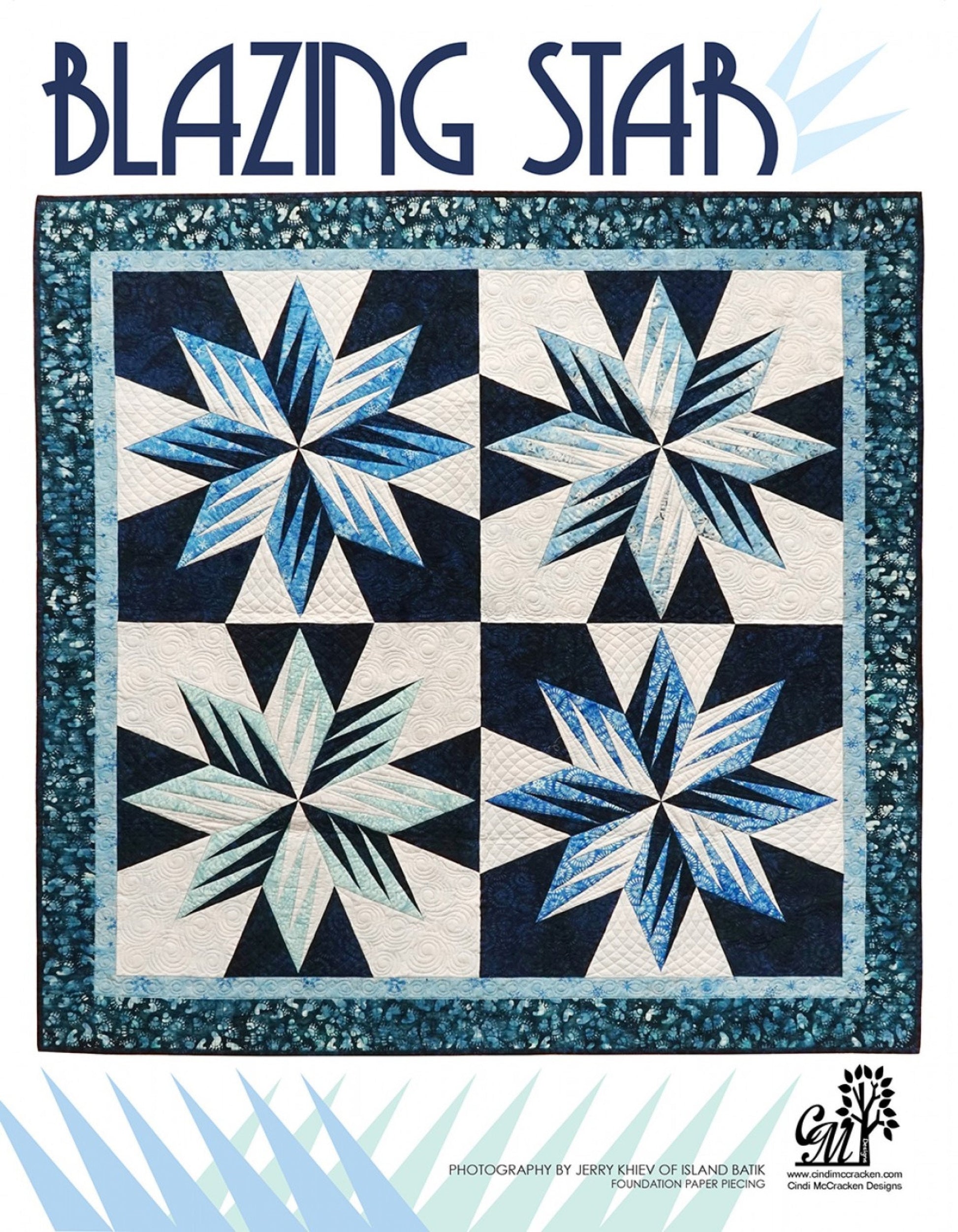 Blazing Star *Foundation Paper Piecing Quilt Pattern* By: Cindi McCracken - Quiltworx