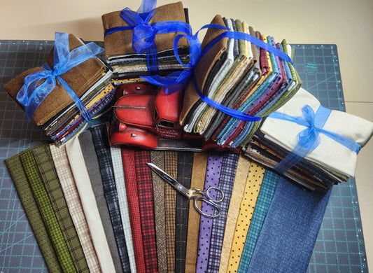 Woolies Flannel - Mixed Prints *Fat Quarter Bundle - 20 Pieces* By: Bonnie Sullivan & Maywood Studio